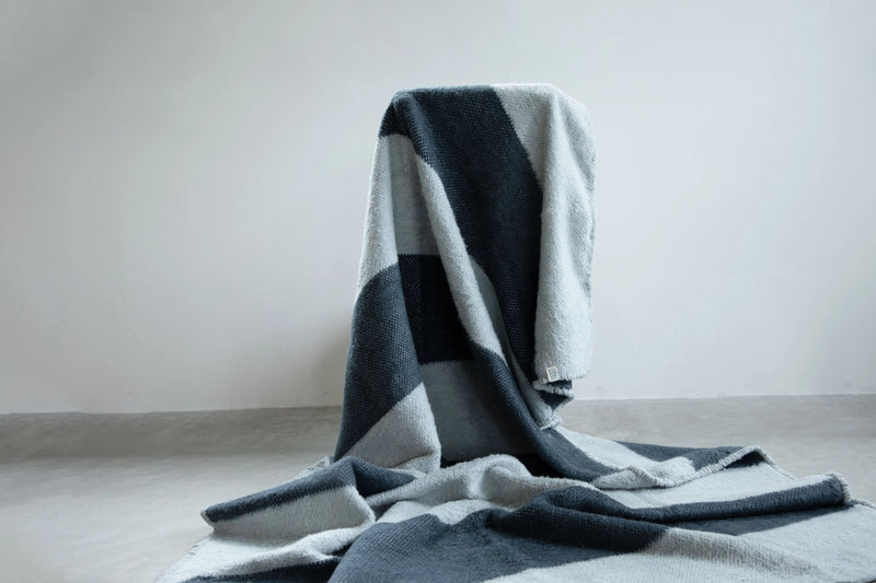 Blue Fluff Throw