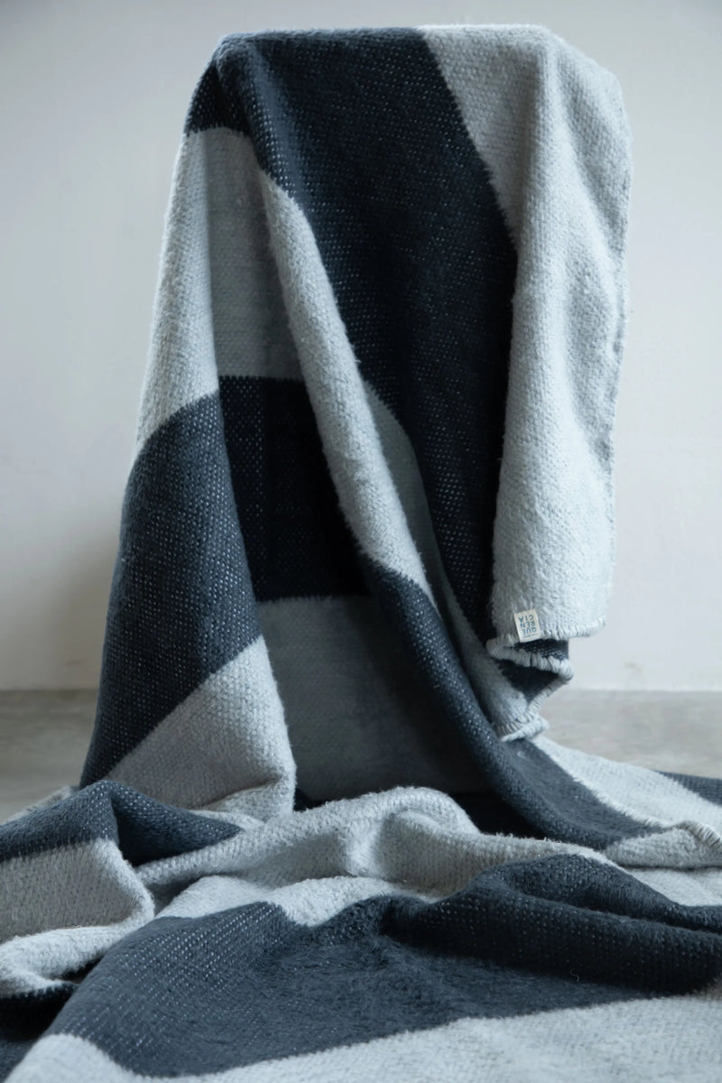 Blue Fluff Throw