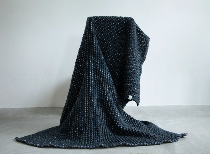 Blue Nudos Throw